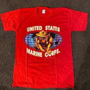 NEW Vintage United States Marine Corps Bulldog Drill Instructor T-shirt